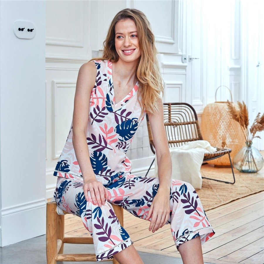 Becquet Pyjama Motif Tropical | Pyjama Femme