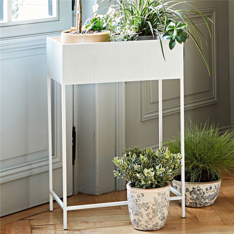 Becquet Porte-Plante Rectangulaire En Metal | Vase, Cache-Pot