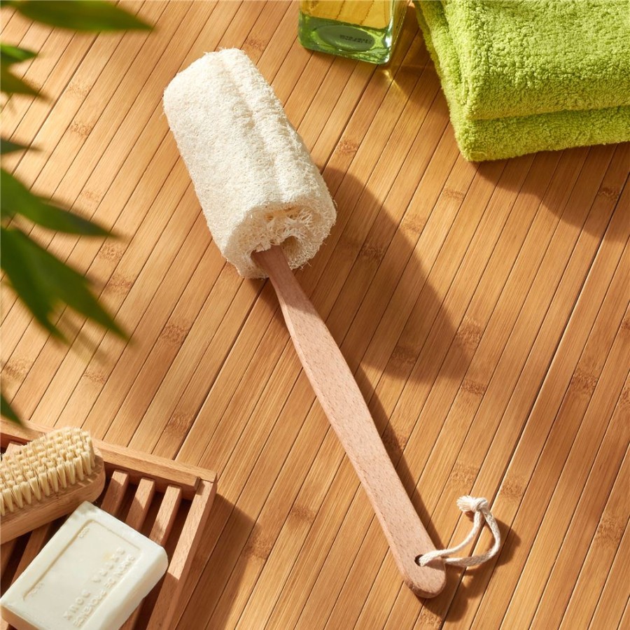 Becquet Brosse A Dos En Loofah | Idees Salle De Bain