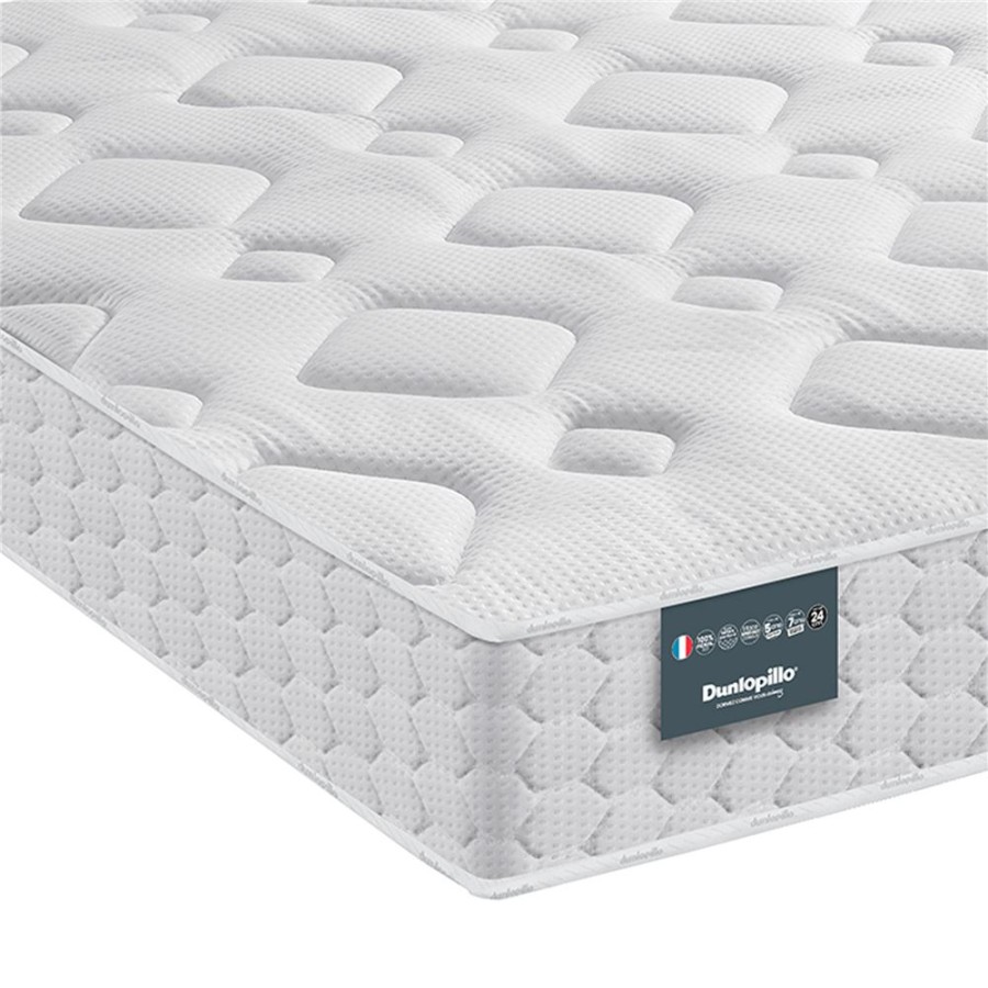 Becquet Matelas Premium Aerial 2.0 - Latex - Lin - Soie - Cachemire - Dunlopillo | Matelas