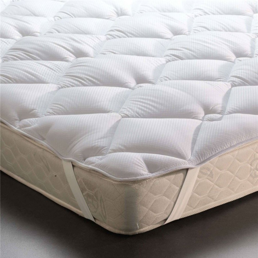 Becquet Surmatelas Microfibre Biome Matelasse 600 G/M - Antiacarien - Special Matelas Trop Ferme | Surmatelas