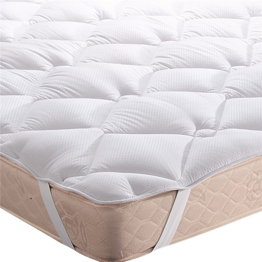 Becquet Surmatelas Microfibre Biome Matelasse 600 G/M - Antiacarien - Special Matelas Trop Ferme | Surmatelas