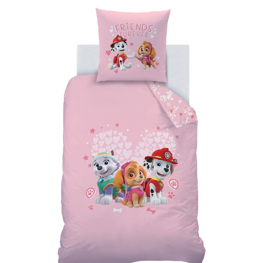 Becquet Parure De Lit Enfant Rose Pat Patrouille® | Univers Des Tout-Petits