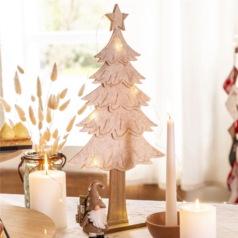 Becquet Sapin Decoratif En Feutrine | Objet De Decoration