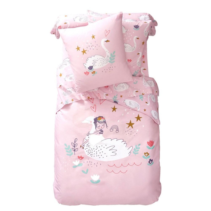 Becquet Linge De Lit Enfant Cygnes - Becquet Creation | Univers Des Tout-Petits