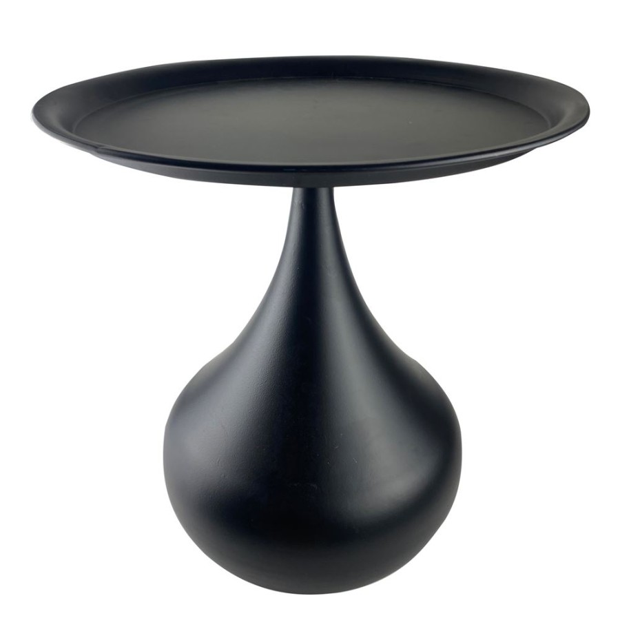 Becquet Table Basse Ronde En Metal Noir | Meuble, Etagere