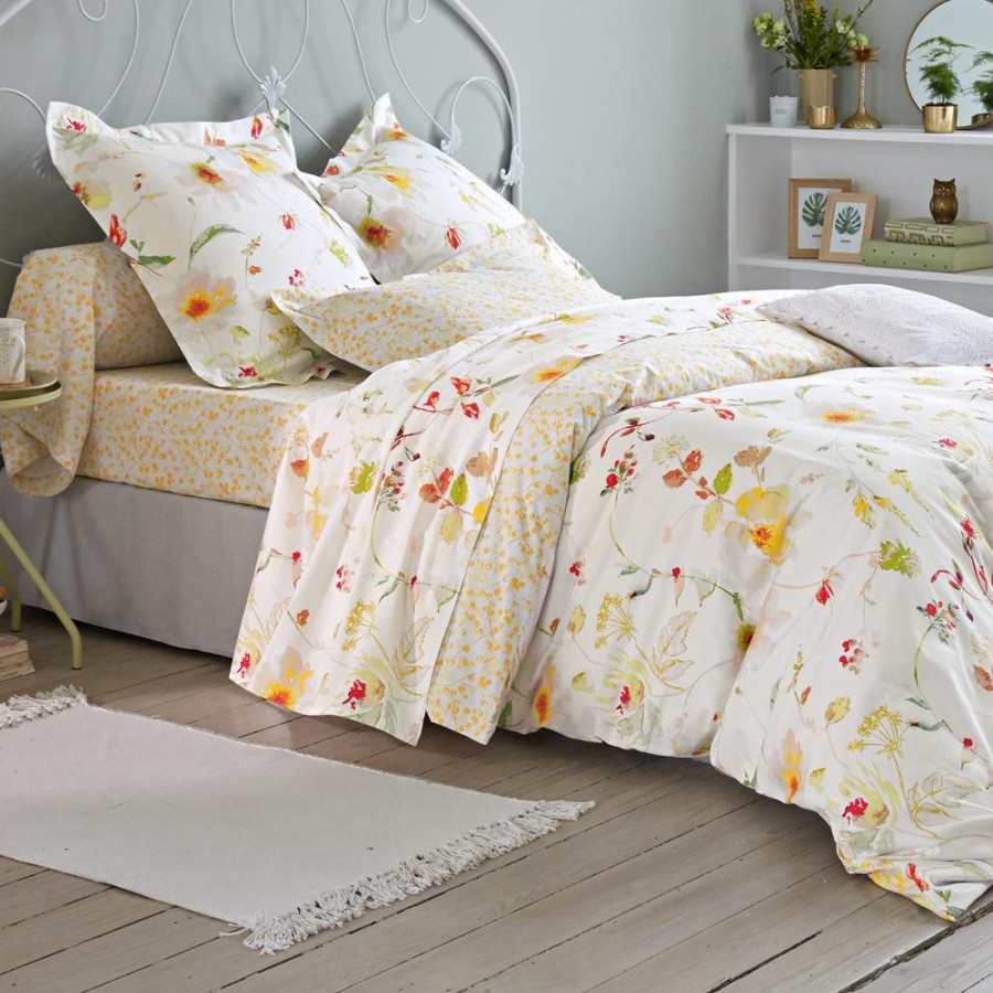 Becquet Linge De Lit Percale A Fleurs - Becquet Creation | Linge De Lit Ado, Housse De Couette