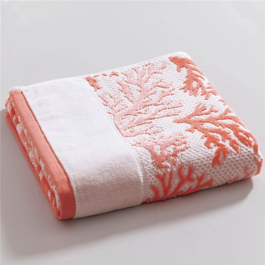 Becquet Linge De Toilette Motif Corail Jacquard - 480 G/M | Beaute, Bien-Etre