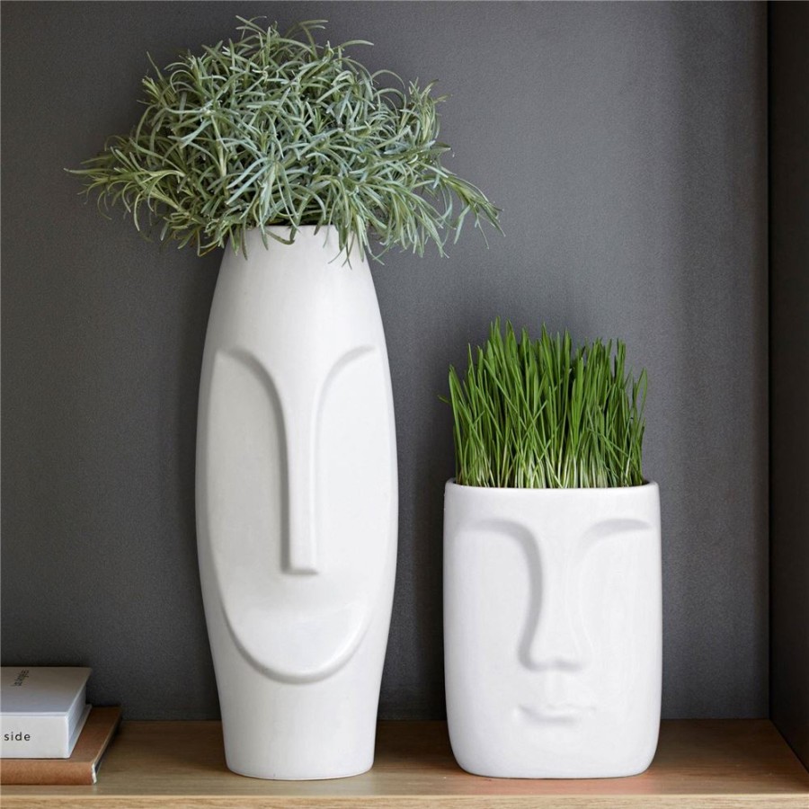 Becquet Vases Visages | Tete De Lit, Paravent