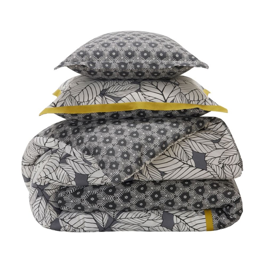 Becquet Linge De Lit Imprime Vegetal Et Graphique | Housse De Couette