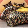 Becquet Linge De Lit Imprime Theme Tropical - Becquet Creation | Linge De Lit Fantaisie, Linge De Lit Brode