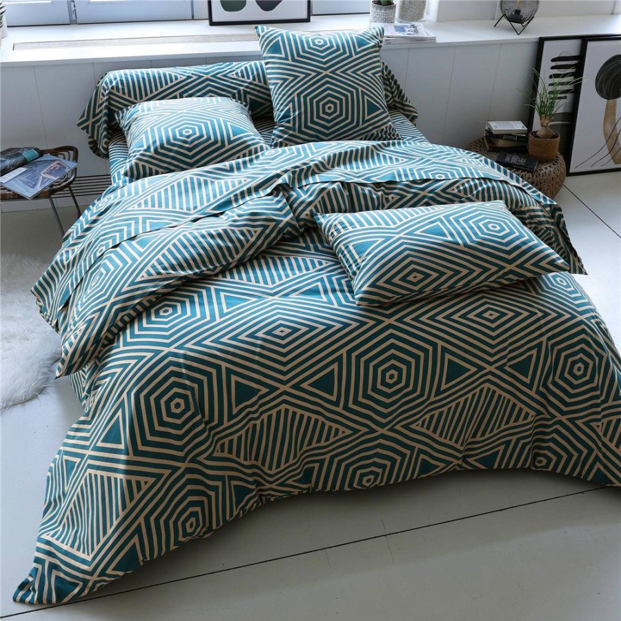 Becquet Linge De Lit Graphique Bicolore - Becquet Creation | Linge De Lit Ado, Housse De Couette