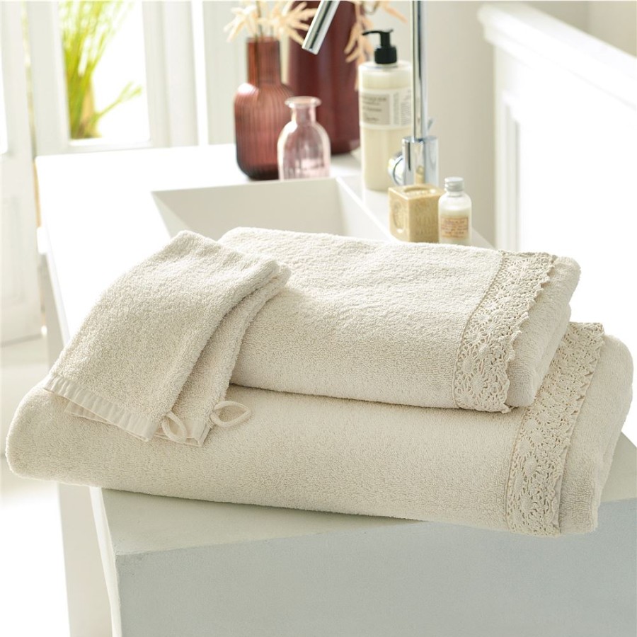 Becquet Linge De Toilette Liteau Macrame - Becquet Creation - 480 G/M | Serviette De Bain Fantaisie