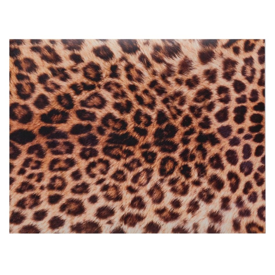 Becquet Tapis Vinyle Motif Leopard | Tapis D'Entree, Tapis De Cuisine