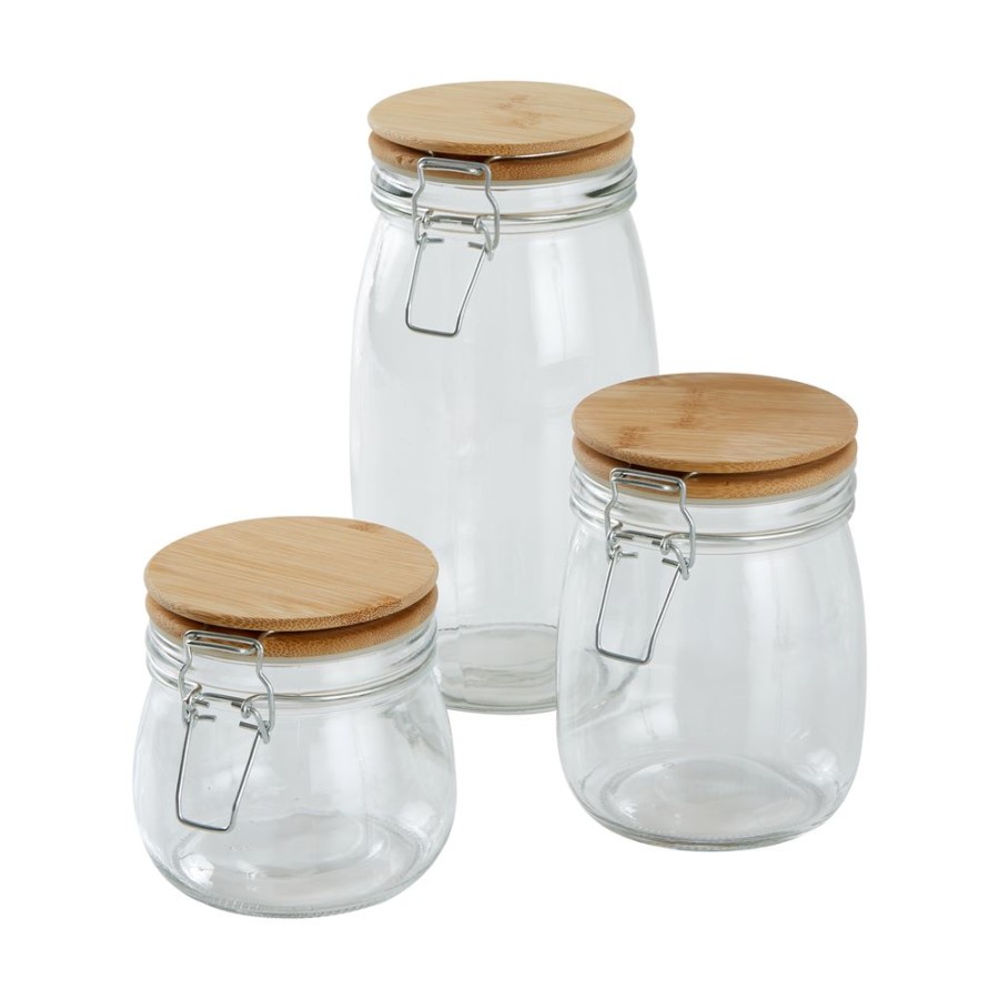 Becquet Bocaux En Verre Hermetiques - Set De 3 | Rangement, Gain De Place