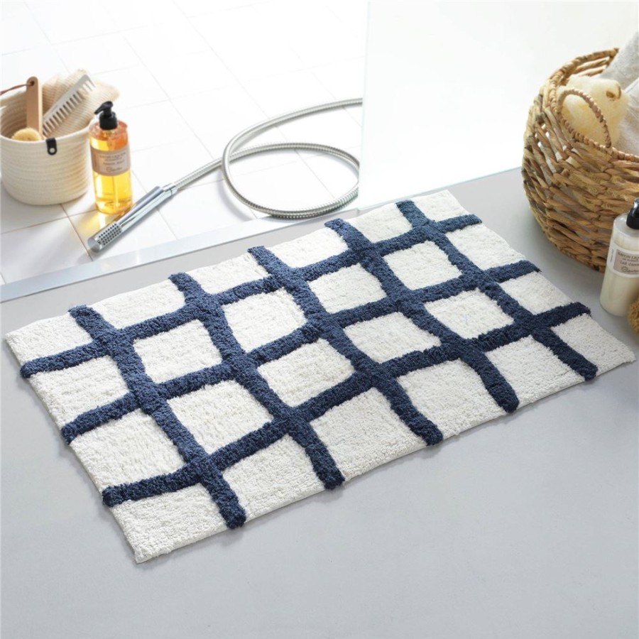 Becquet Tapis De Bain Effet Mosaique - 1870 G/M - Becquet Creation | Tapis De Bain, Tapis De Douche