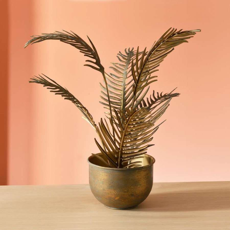 Becquet Plante D'Interieur Decorative A Poser - En Metal | Objet De Decoration