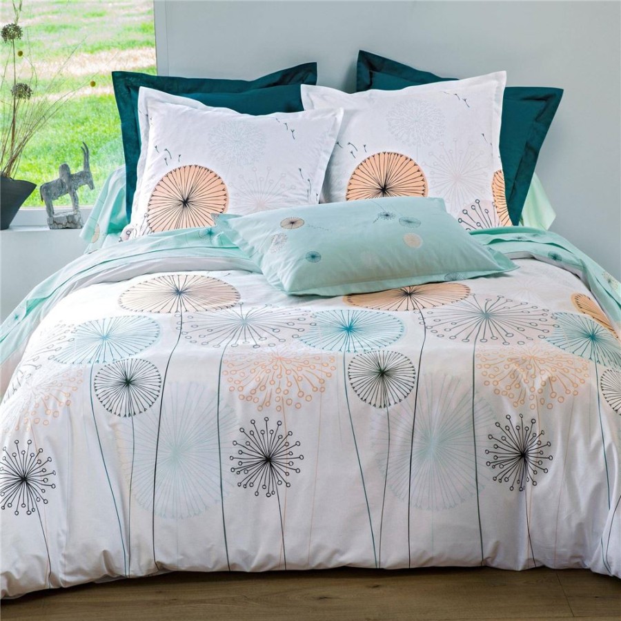 Becquet Linge De Lit A Fleurs Stylisees - Becquet Creation | Linge De Lit Ado, Housse De Couette