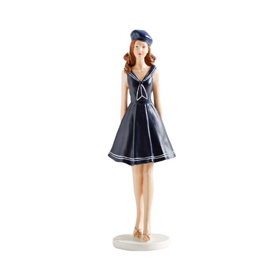 Becquet Statuette Deco En Robe Bleue- Becquet Creation | Statuette, Figurine