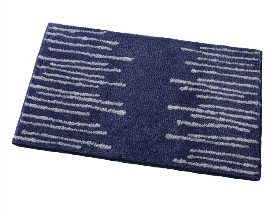 Becquet Tapis De Bain Extra Doux Motif Rayures - 1850 G/M - Becquet Creation | Tapis De Bain, Tapis De Douche