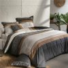 Becquet Linge De Lit En Satin De Coton Rayures De Motifs | Linge De Lit Fantaisie, Linge De Lit Brode