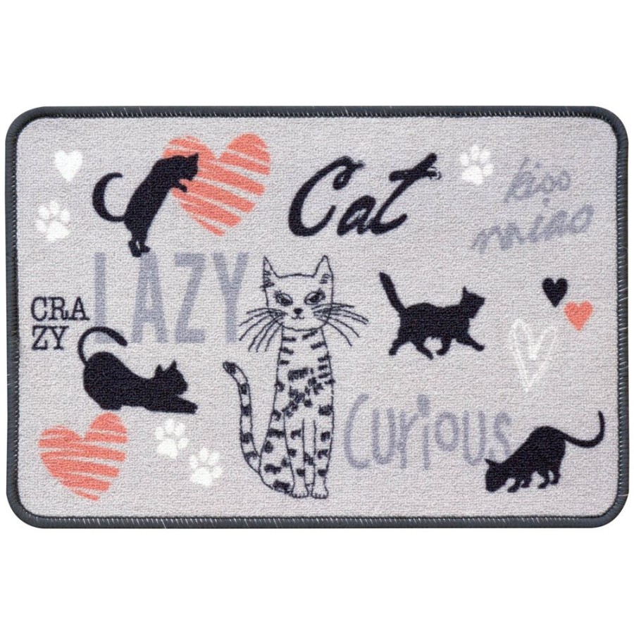 Becquet Tapis D'Entree Motif Chats | Tapis D'Entree, Tapis De Cuisine