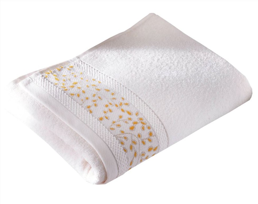 Becquet Linge De Toilette Liteau Fleurs - 450 G/M | Serviette De Bain Fantaisie