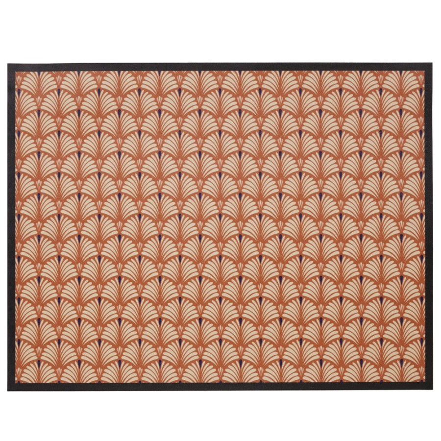 Becquet Tapis Vinyle Arabesques | Tapis D'Entree, Tapis De Cuisine