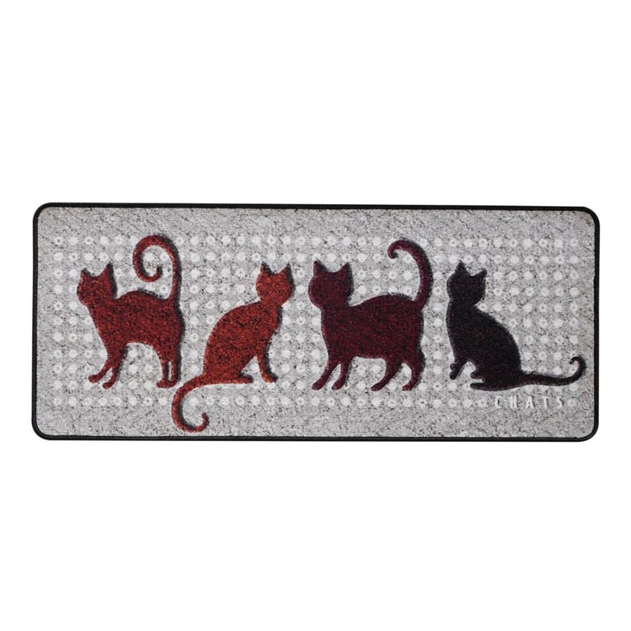 Becquet Tapis De Cuisine Chats | Tapis D'Entree, Tapis De Cuisine