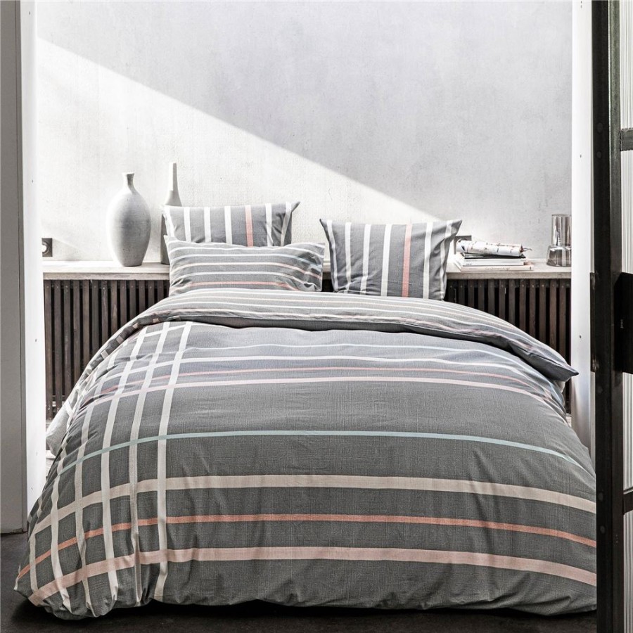 Becquet Linge De Lit Rayures Et Carreaux - Becquet Creation | Linge De Lit Ado, Housse De Couette