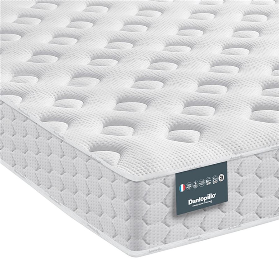 Becquet Matelas Aerial - Memoire De Forme Dunlopillo - Accueil Moelleux - Soutien Ferme | Matelas