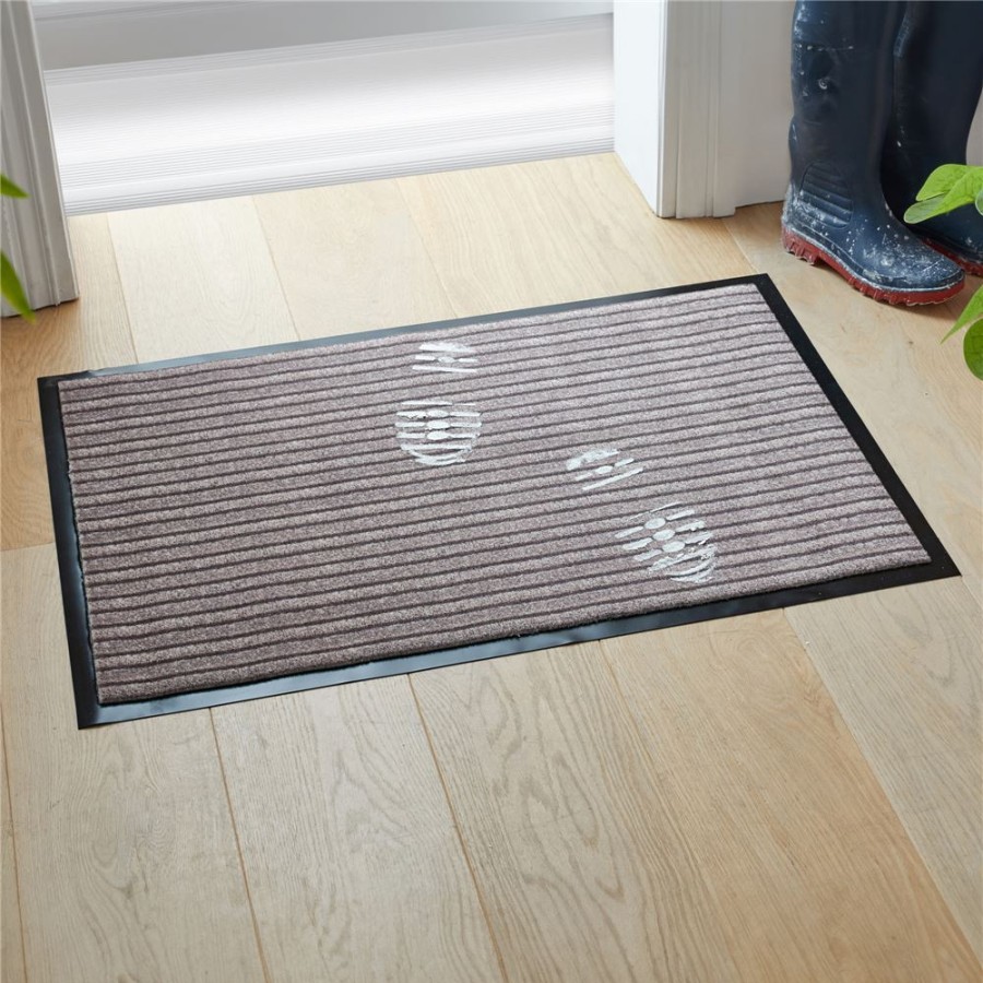 Becquet Tapis Antipoussiere Raye | Tapis D'Entree, Tapis De Cuisine