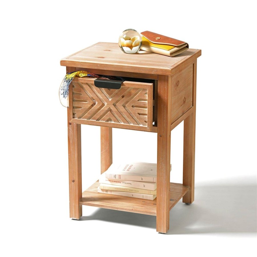 Becquet Chevet En Bois | Meuble, Etagere