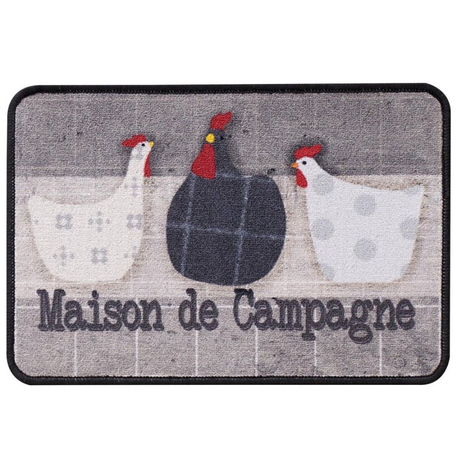 Becquet Tapis De Cuisine Poules | Bagagerie