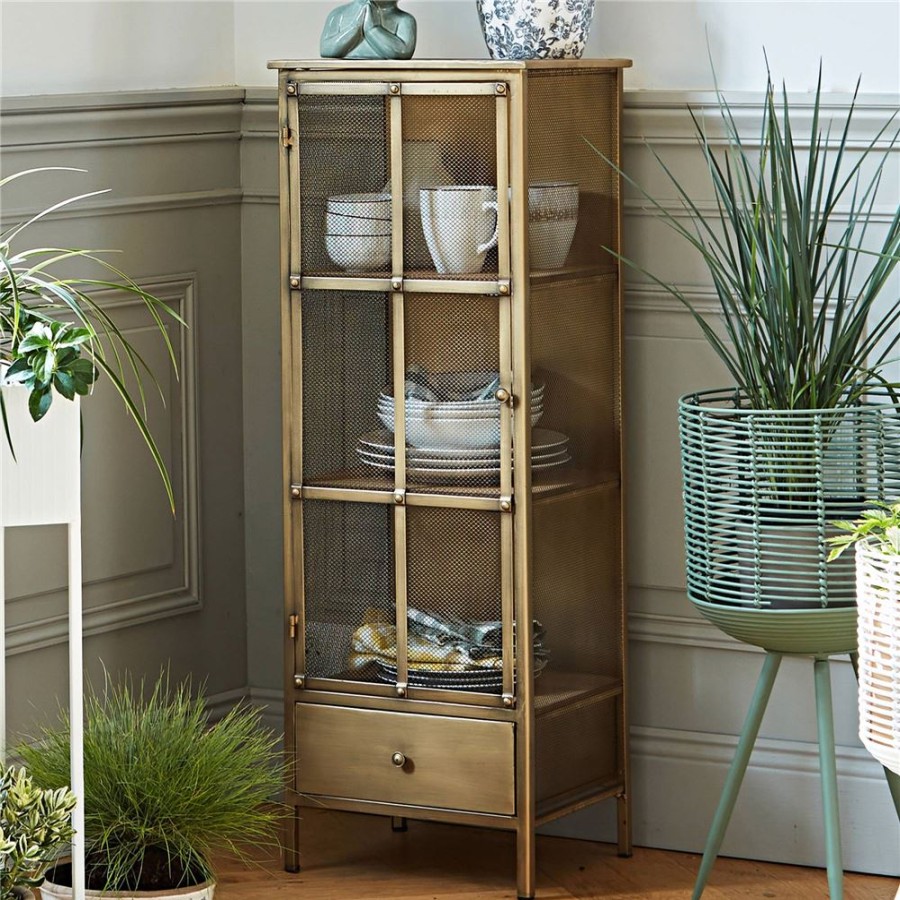 Becquet Meuble En Metal A Grillage | Meuble, Etagere