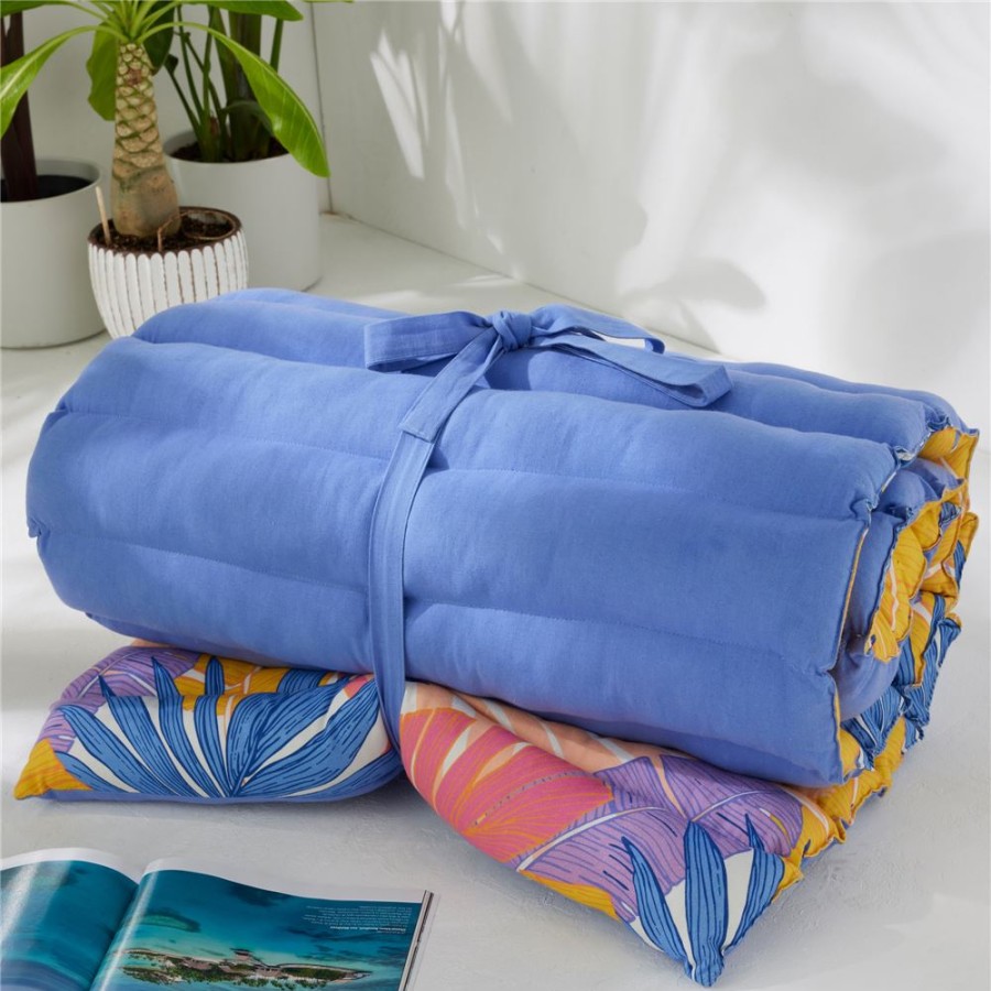 Becquet Matelas De Plage Deperlant Imprime Tropical | Pouf, Matelas, Futon