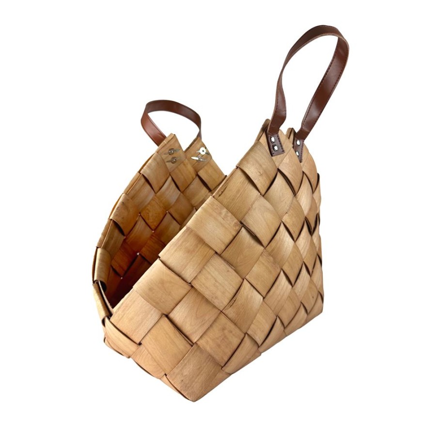 Becquet Porte-Revues En Bois Tresse | Boite, Panier