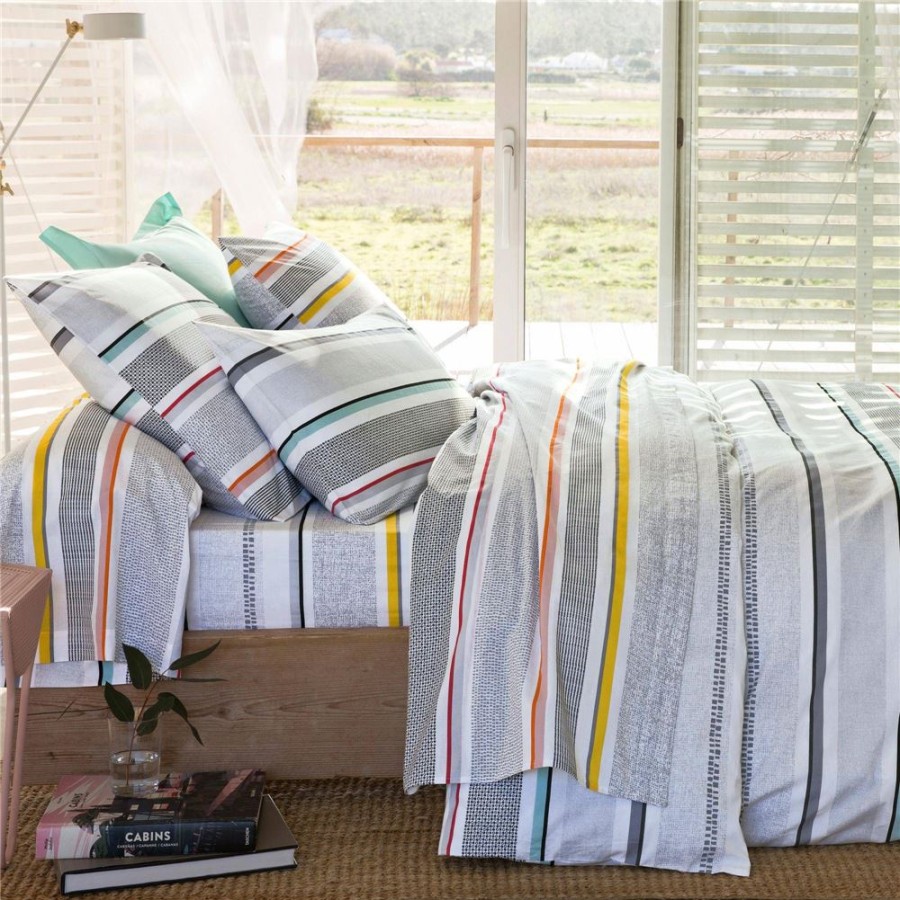 Becquet Linge De Lit A Rayures - Becquet Creation | Linge De Lit Ado, Housse De Couette