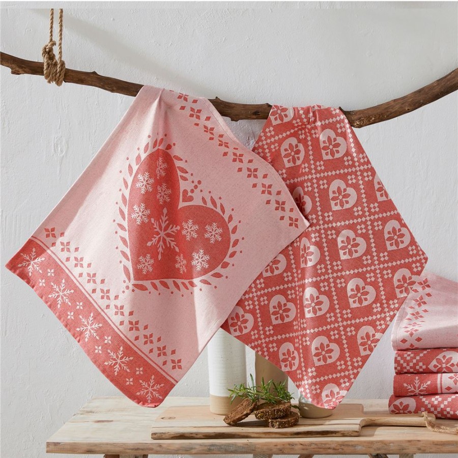 Becquet Torchons Jacquard Esprit Chalet Lot De 2 Ou 4 - Becquet Creation | Torchons, Essuie-Mains, Tablier, Gant, Manique