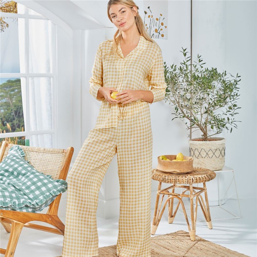 Becquet Pyjama Femme Motif Vichy - Becquet Creation | Pyjama Femme