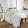 Becquet Linge De Lit Percale Motif Vegetal - Becquet Creation | Linge De Lit Fantaisie, Linge De Lit Brode