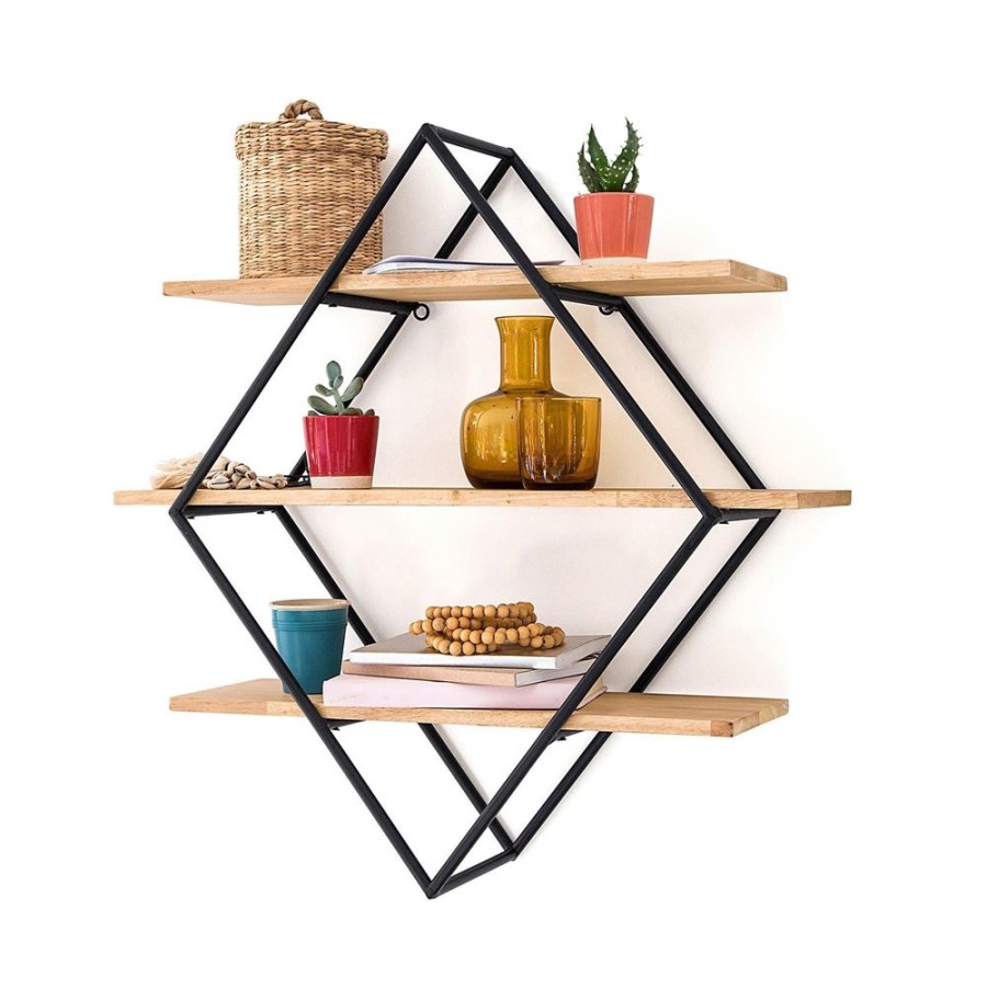 Becquet Etagere Murale Bois Et Metal | Rangement, Gain De Place