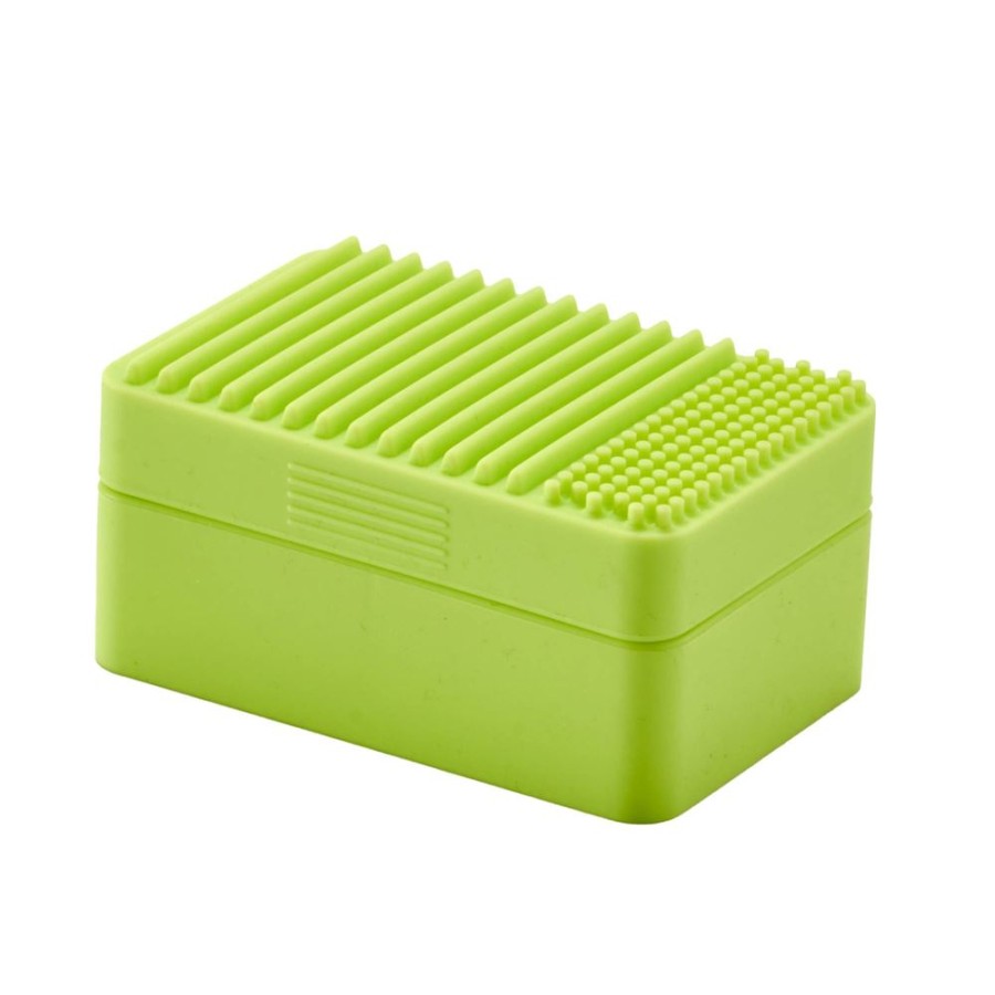 Becquet Boite Savon En Silicone Avec Brosse Detachante | Entretien De La Maison