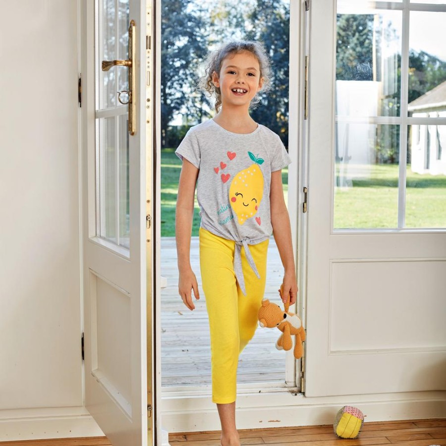 Becquet Pyjama Corsaire Enfant Imprime Citron - Mon P'Tit Dodo® | Univers Des Tout-Petits