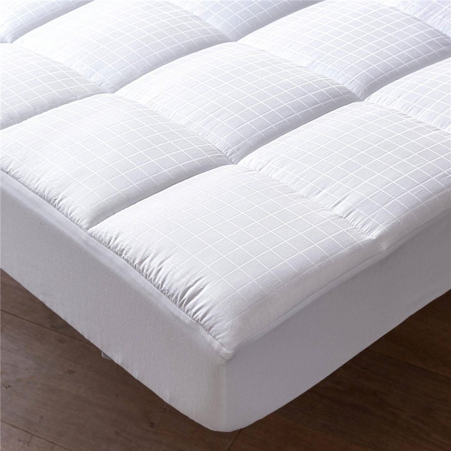 Becquet Housse Surmatelas Satin - Becquet Creation - Anti Bacterien - Confort Hotelier | Sommier