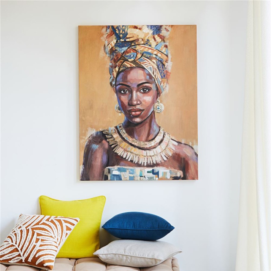 Becquet Tableau Femme Africaine | Decoration Murale