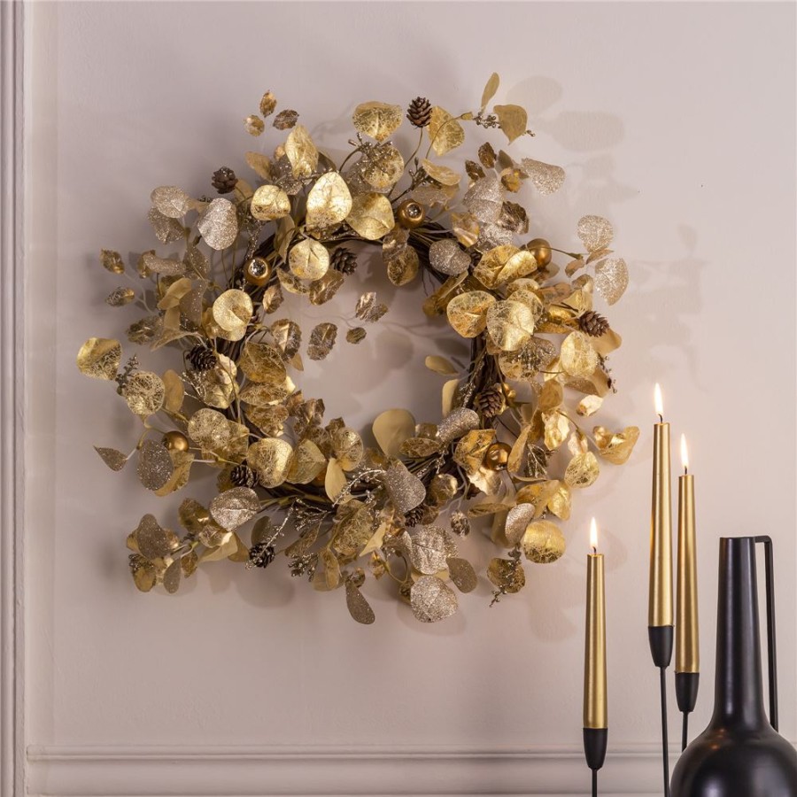 Becquet Couronne Decorative Doree | Decoration Murale