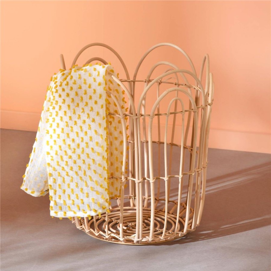 Becquet Panier De Rangement En Rotin | Rangement, Gain De Place