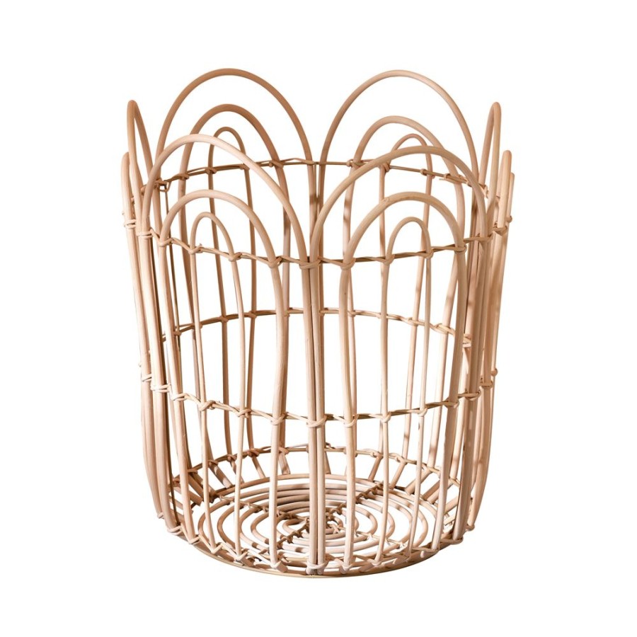 Becquet Panier De Rangement En Rotin | Rangement, Gain De Place