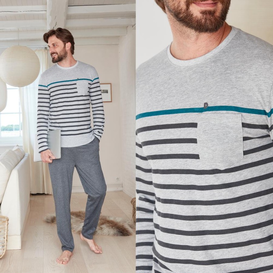 Becquet Pyjama Homme A Rayures | Pyjama Homme